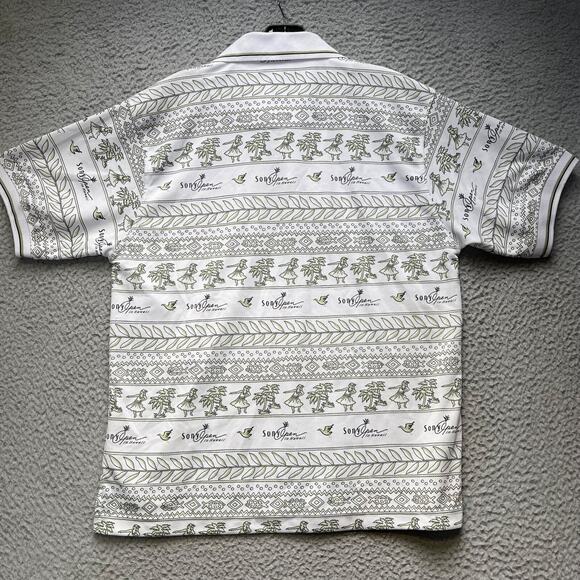Sony Open Polo Shirt Mens Small White Hawaii Short Sleeve Golf - Picture 2 of 11